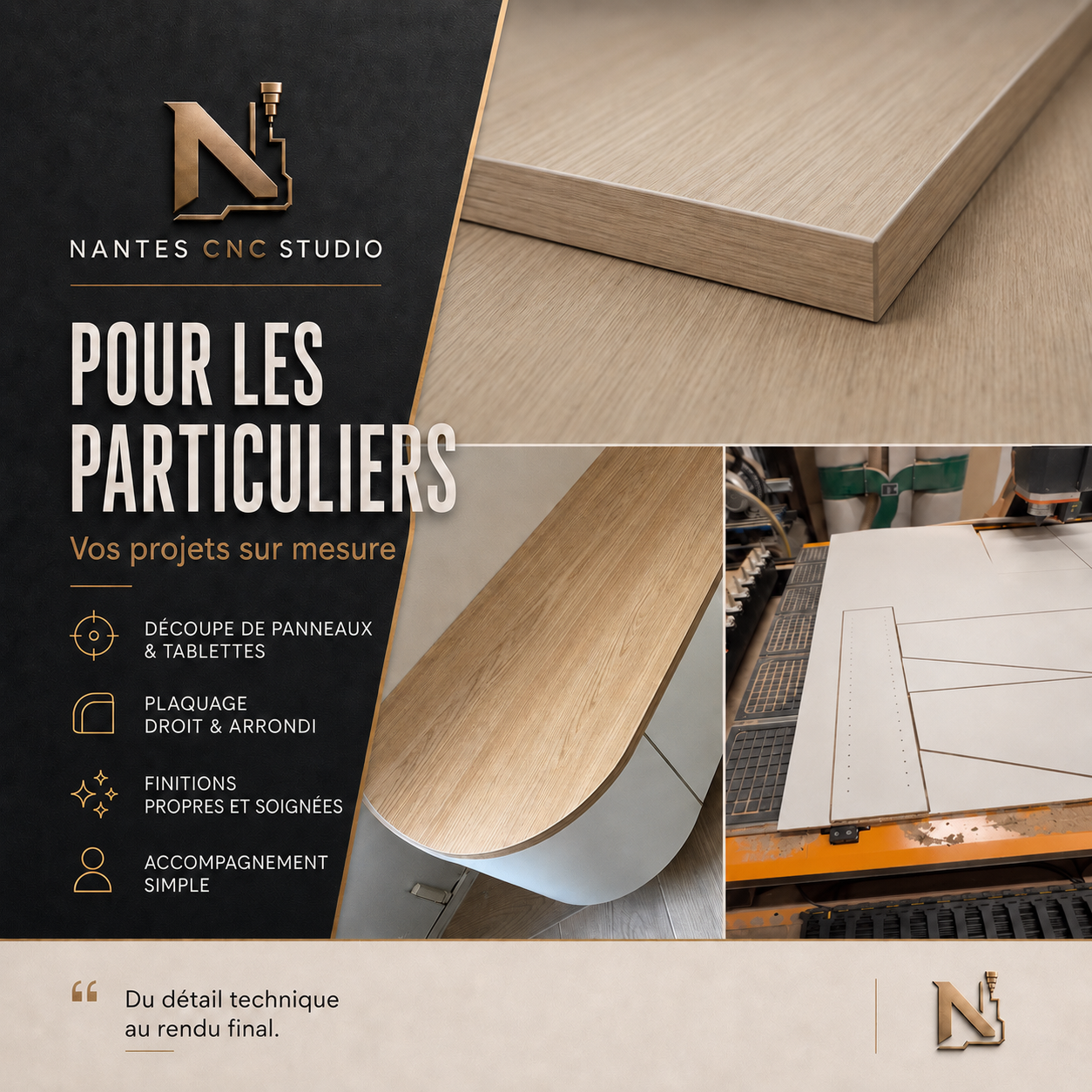 Flyer Nantes CNC Studio pour particuliers