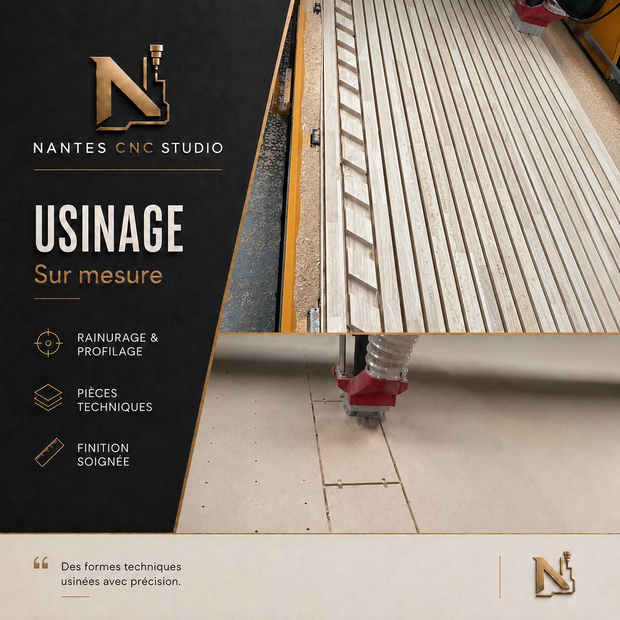 Usinage CNC sur mesure